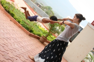Melanie & Neha, constantly playing!